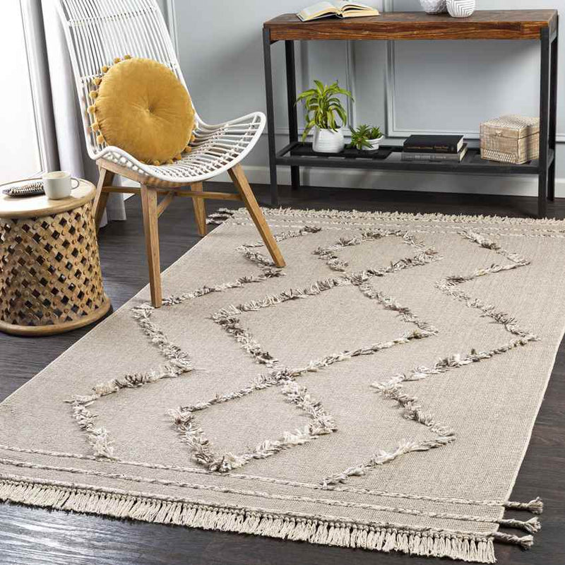 Overheek Global Cream Area Rug