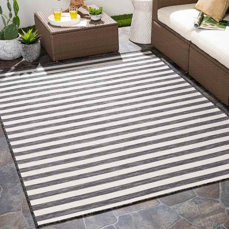 Alize Cottage Black Area Rug