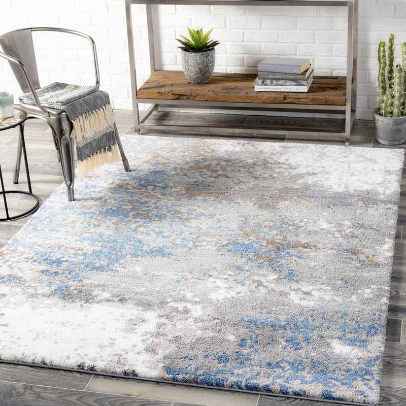 Raar Modern Blue Area Rug