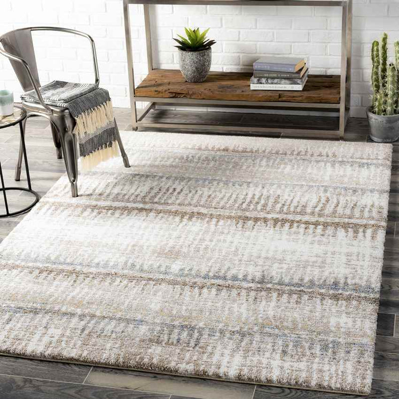 Raren Modern Brown Area Rug