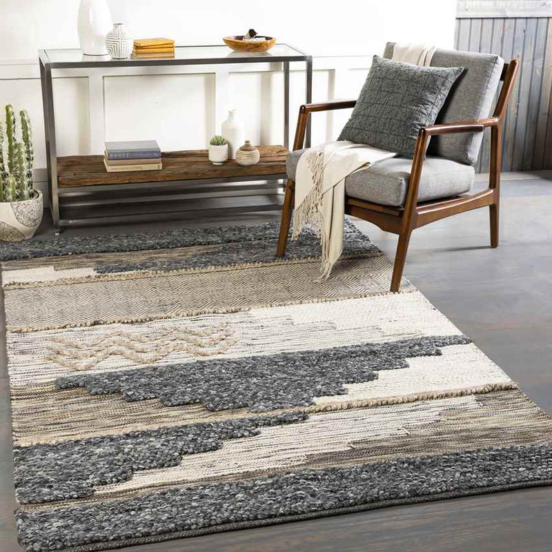 Roosteren Global Charcoal Area Rug