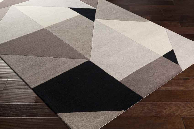 Rott Modern Brown Area Rug