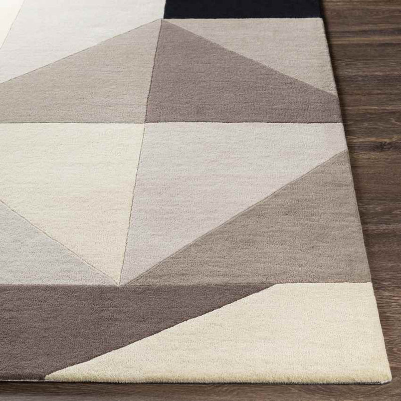 Rott Modern Brown Area Rug