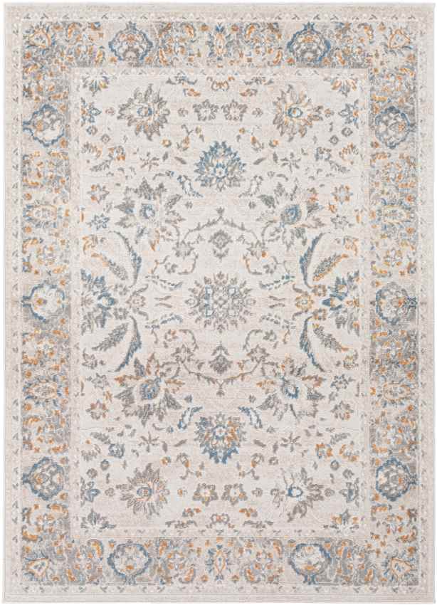 Scharn Traditional Cream Area Rug