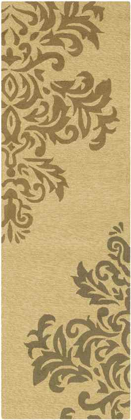 Schilberg Traditional Khaki/Camel Area Rug