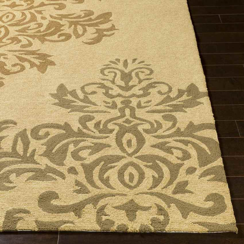 Schilberg Traditional Khaki/Camel Area Rug