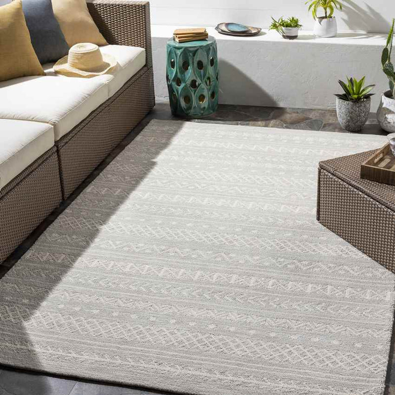 Slenaken Global Grey Area Rug