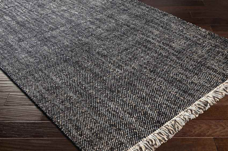 Mader Modern Black Area Rug