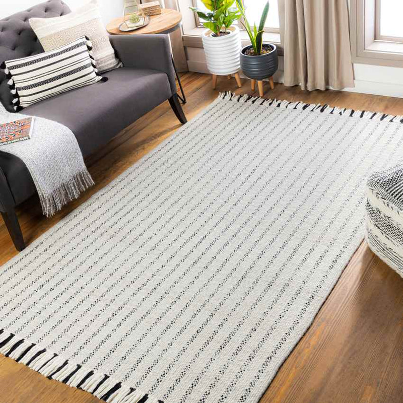 See Modern Light Gray Area Rug