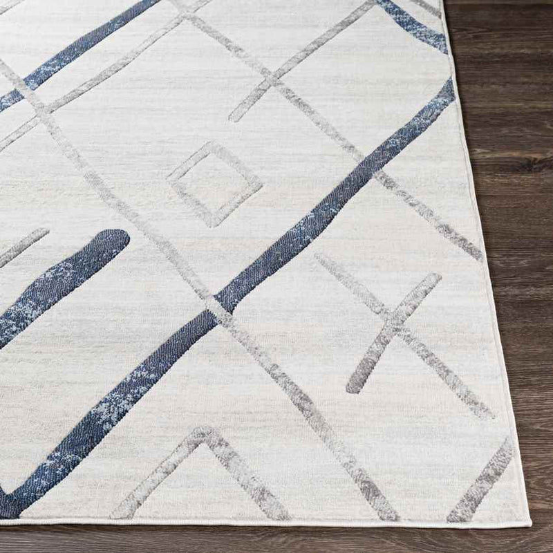 Susteren Modern White Area Rug