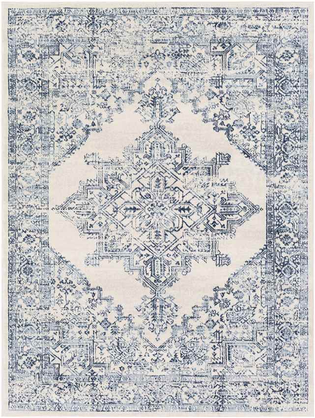 Ulvend Traditional Blue Area Rug