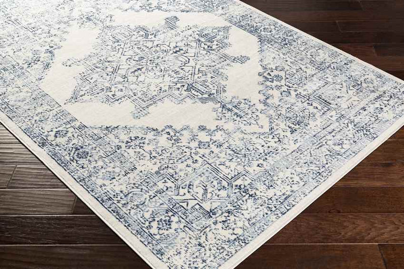 Ulvend Traditional Blue Area Rug