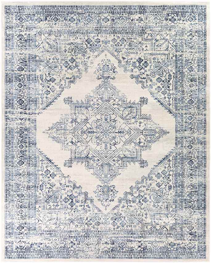 Ulvend Traditional Blue Area Rug