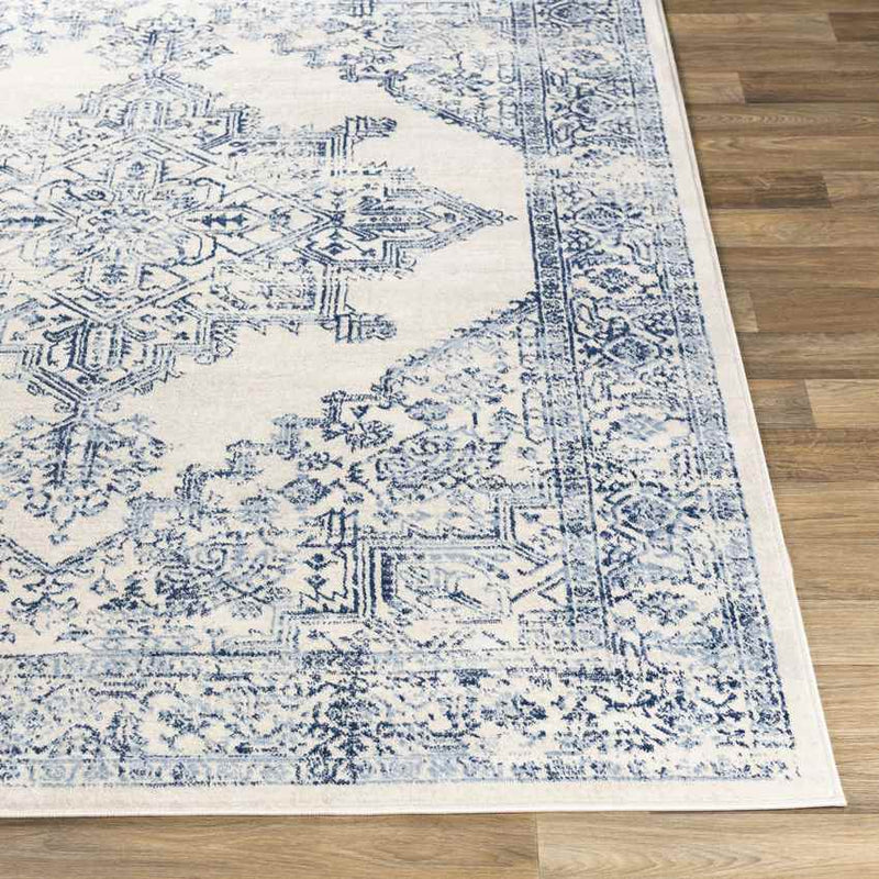 Ulvend Traditional Blue Area Rug