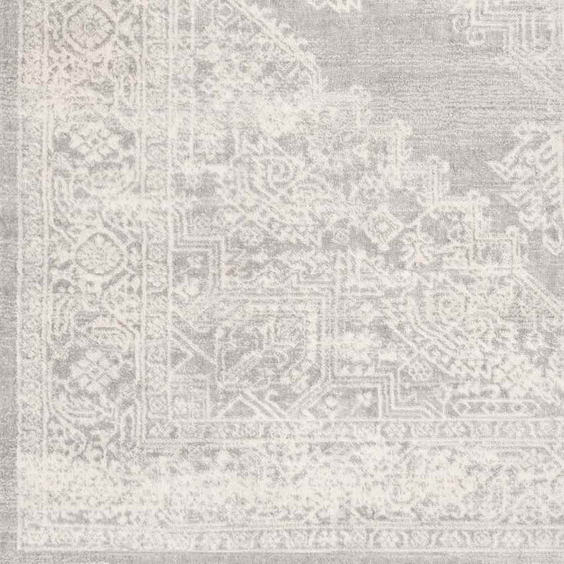 Ulvend Traditional Grey Area Rug