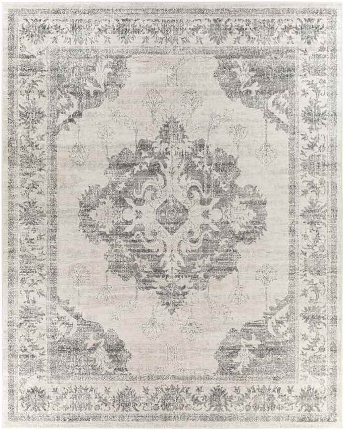 Veulen Traditional Grey Area Rug