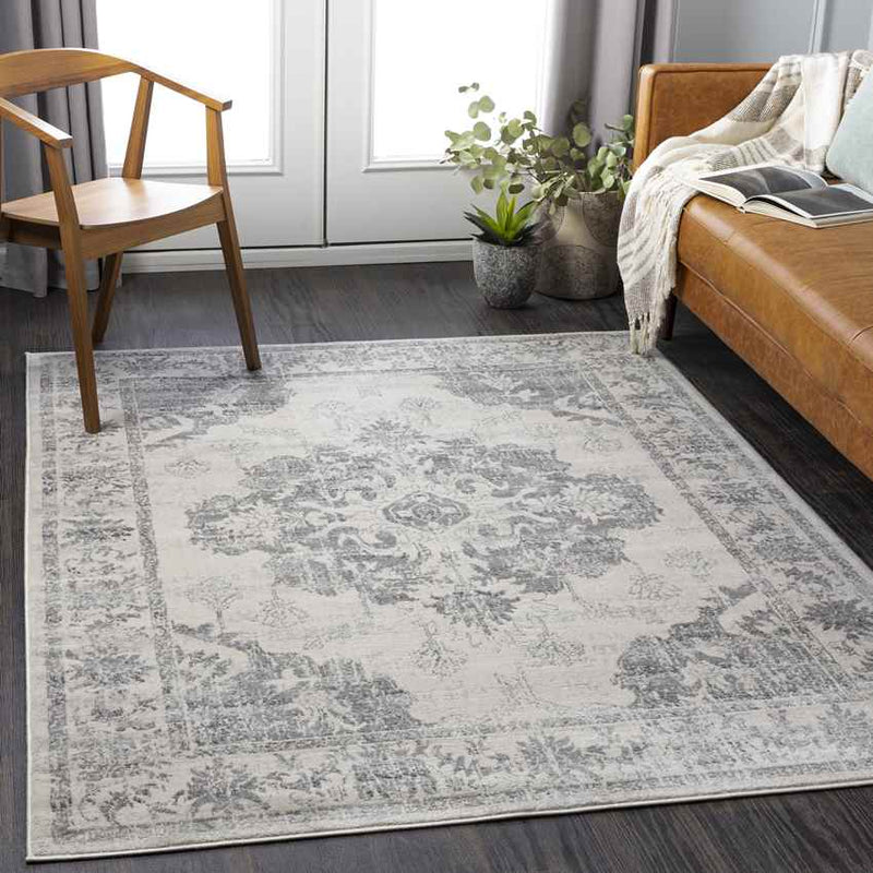 Veulen Traditional Grey Area Rug