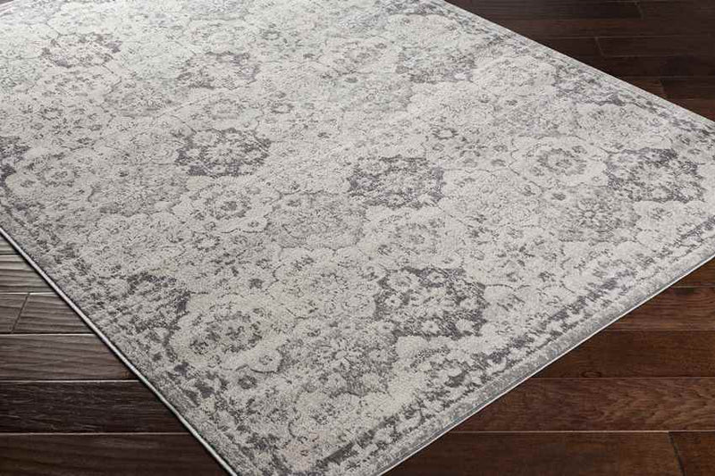 Viel Traditional Grey Area Rug