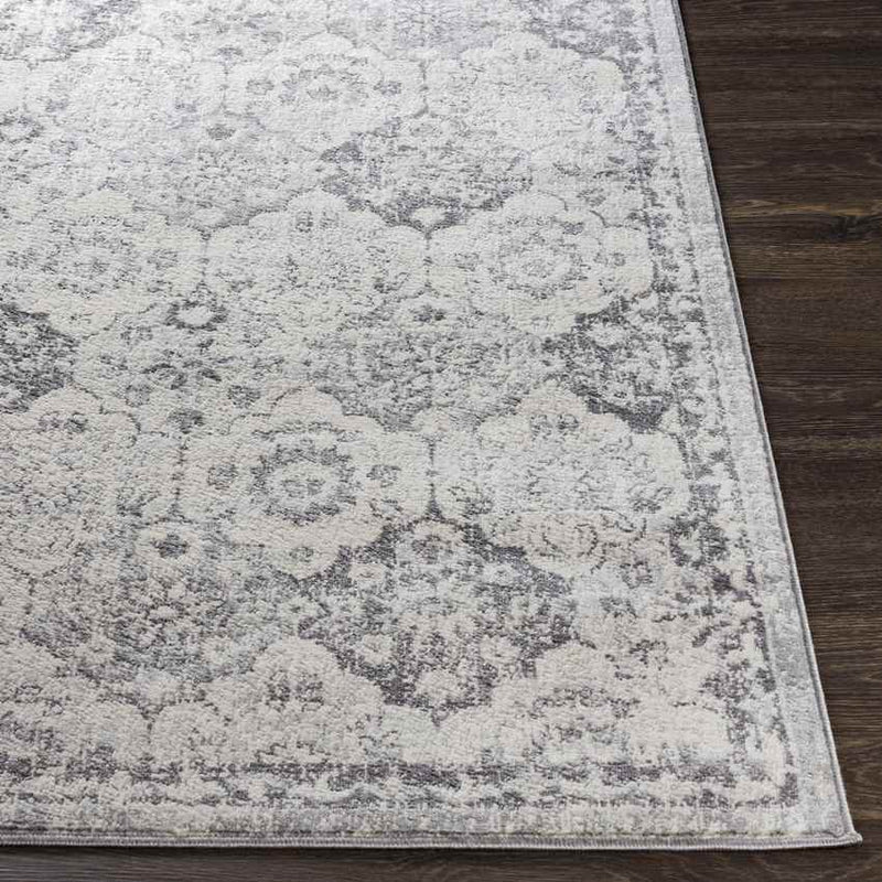 Viel Traditional Grey Area Rug