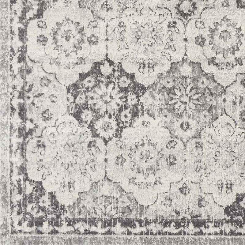 Viel Traditional Grey Area Rug