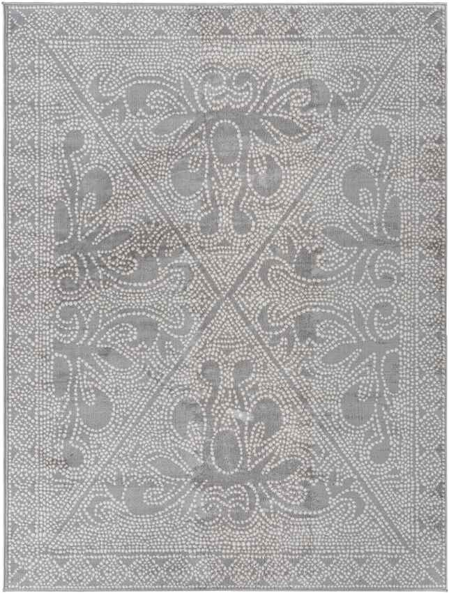 Vosberg Traditional Medium Gray Area Rug