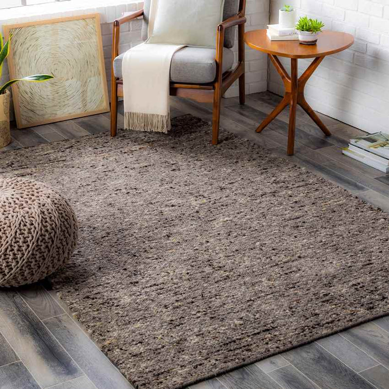 Uderns Modern Charcoal Area Rug