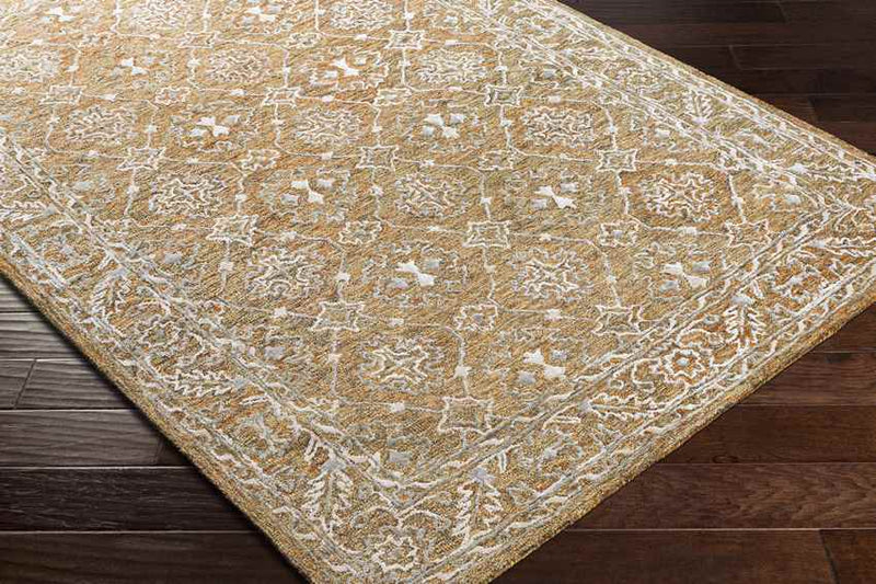 Wieen Traditional Yellow Area Rug