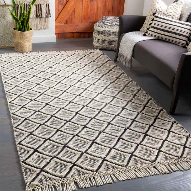 Apple River Global Black Area Rug