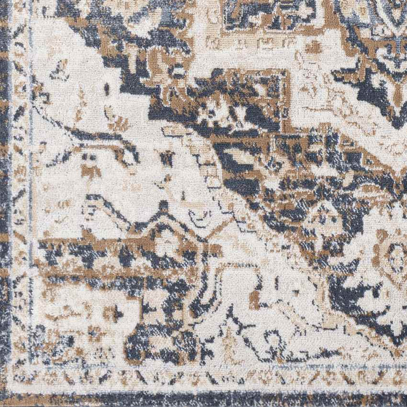 Barlage Traditional Navy Area Rug