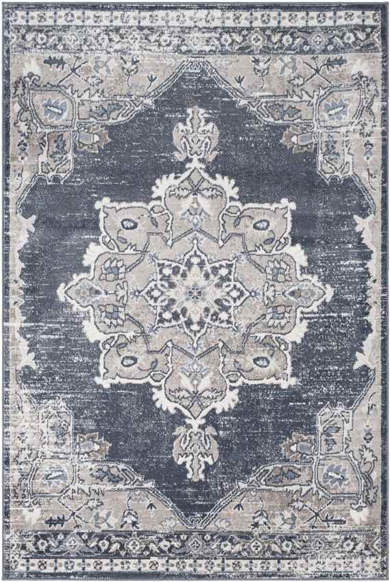 Barnflair Traditional Taupe Area Rug