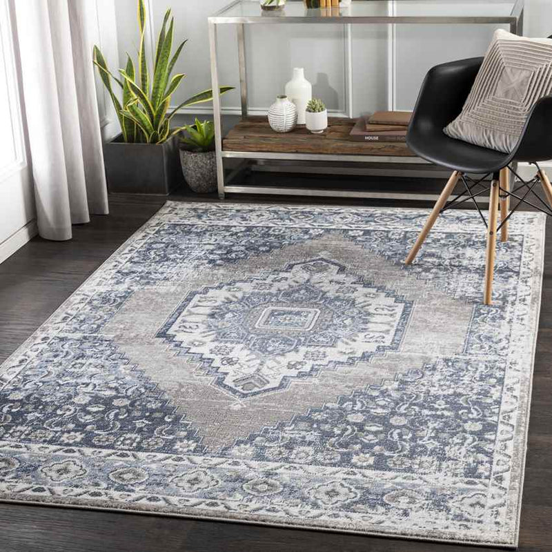 Beerta Traditional Taupe Area Rug