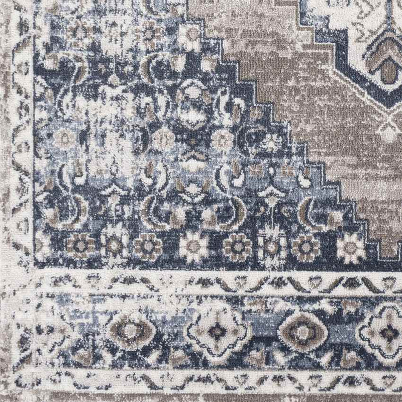 Beerta Traditional Taupe Area Rug