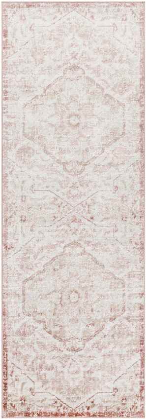 Baflo Traditional Blush Area Rug