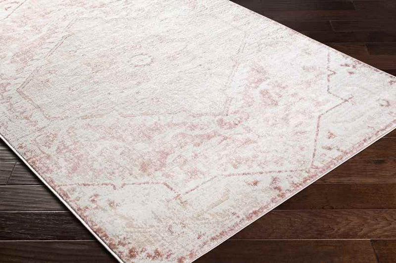 Baflo Traditional Blush Area Rug