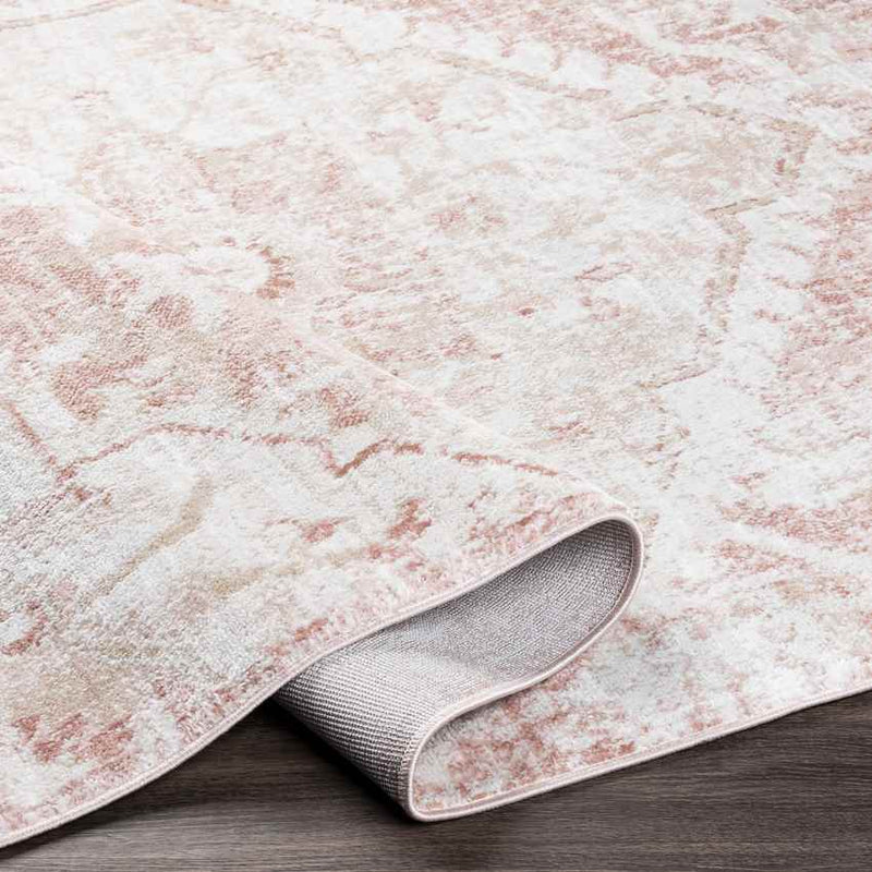 Baflo Traditional Blush Area Rug