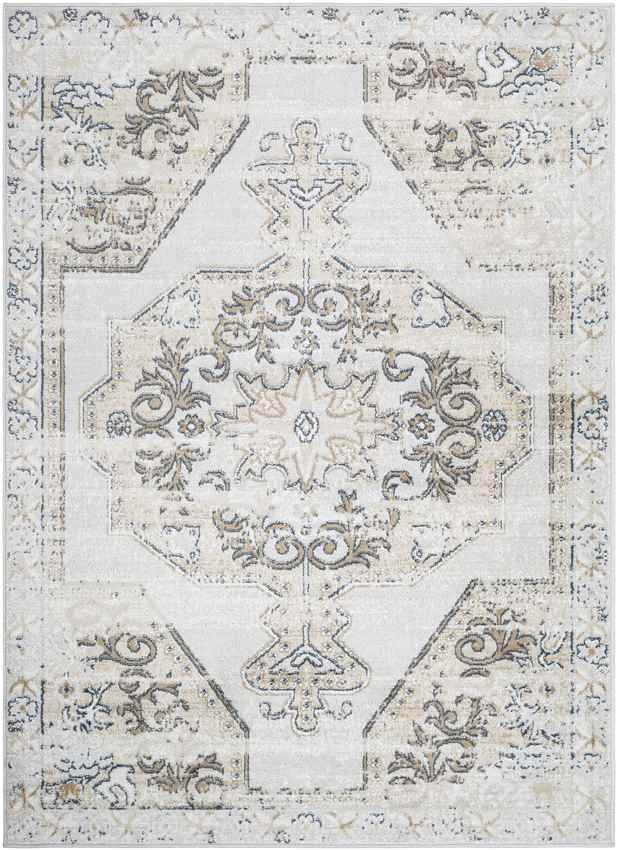 Bakkerom Traditional White Area Rug