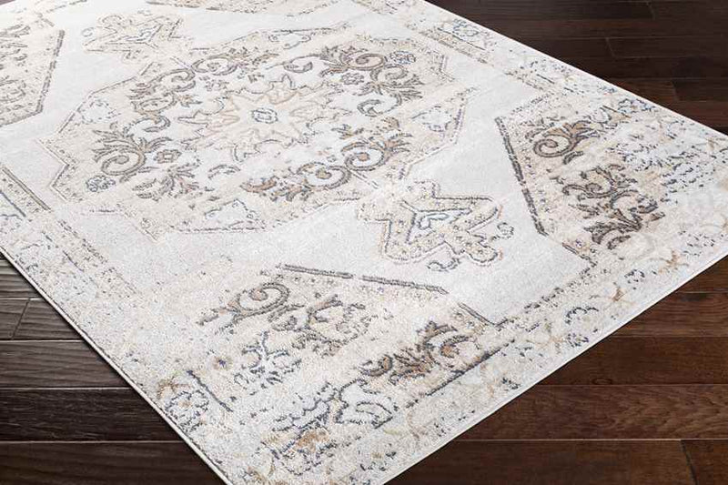 Bakkerom Traditional White Area Rug