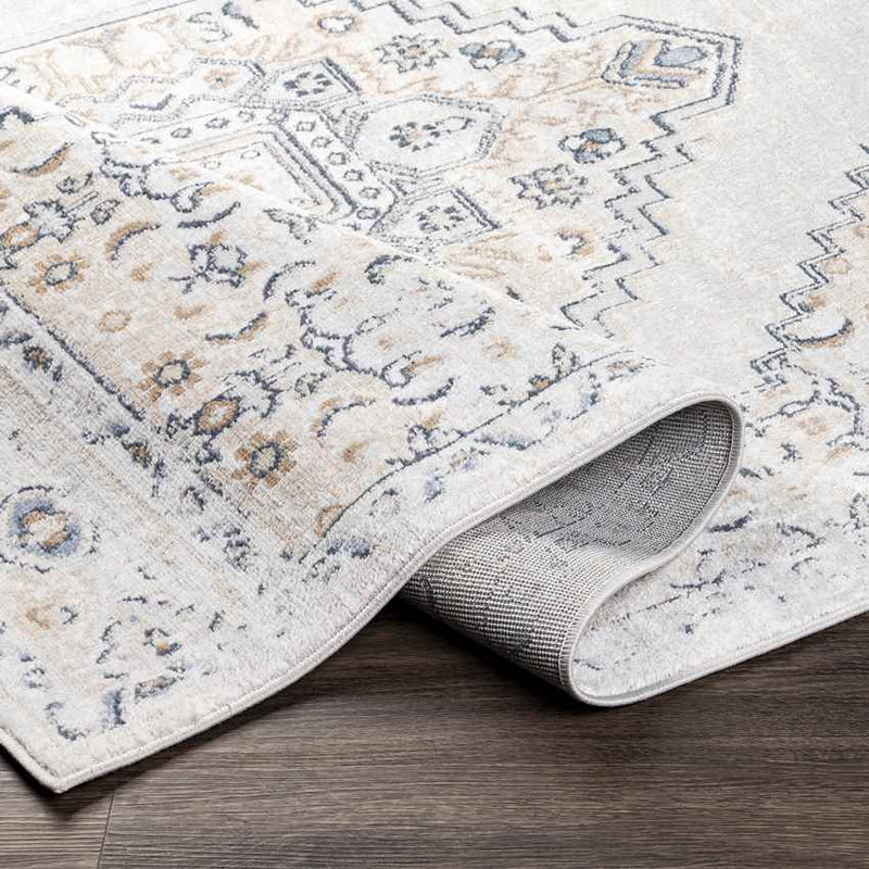 Beerta Traditional White Area Rug