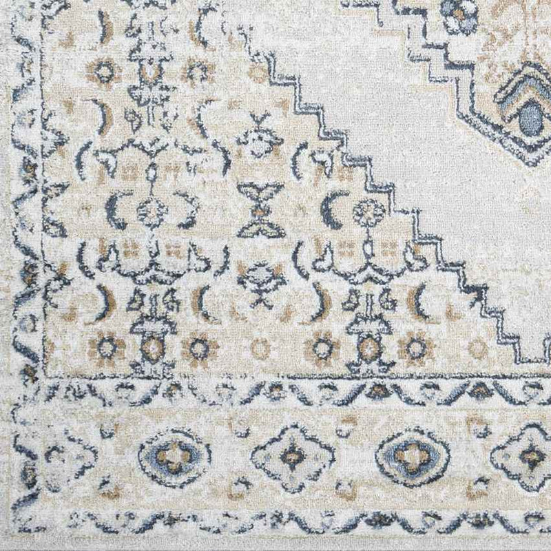 Beerta Traditional White Area Rug