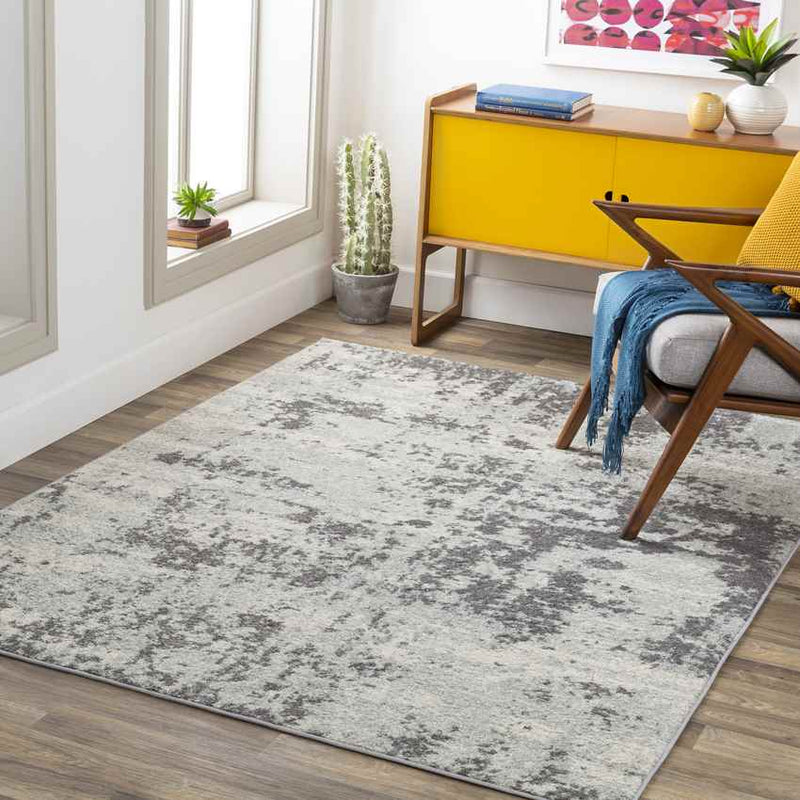 Leah Modern White Area Rug