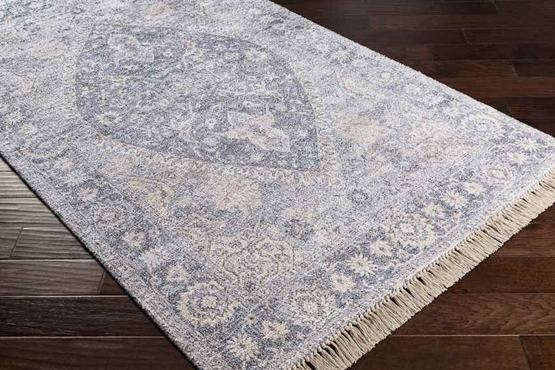 Delfzijl Traditional Pale Blue Area Rug