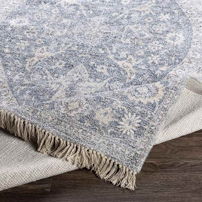 Delfzijl Traditional Pale Blue Area Rug