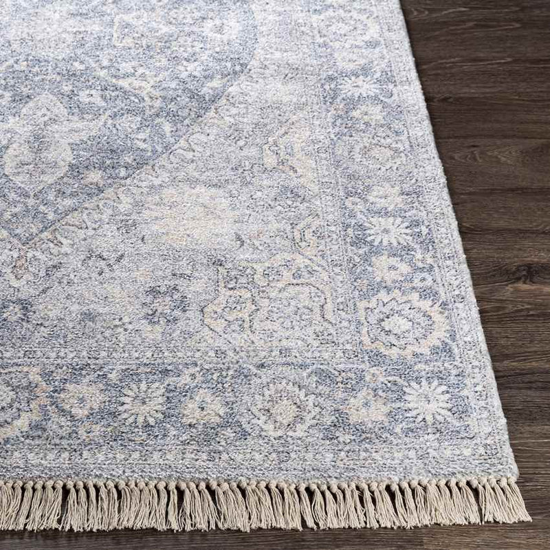 Delfzijl Traditional Pale Blue Area Rug