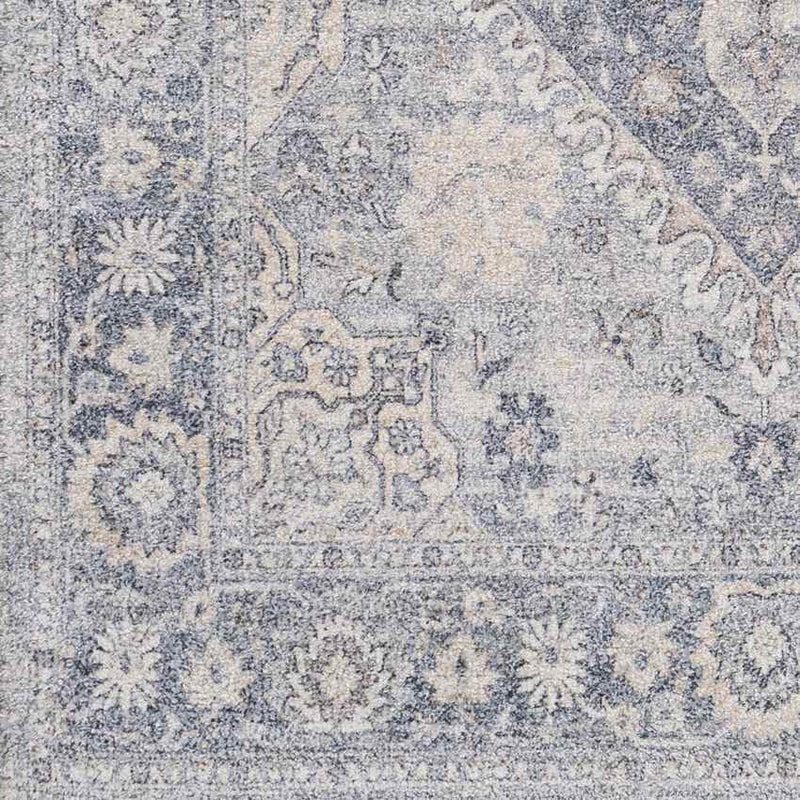 Delfzijl Traditional Pale Blue Area Rug