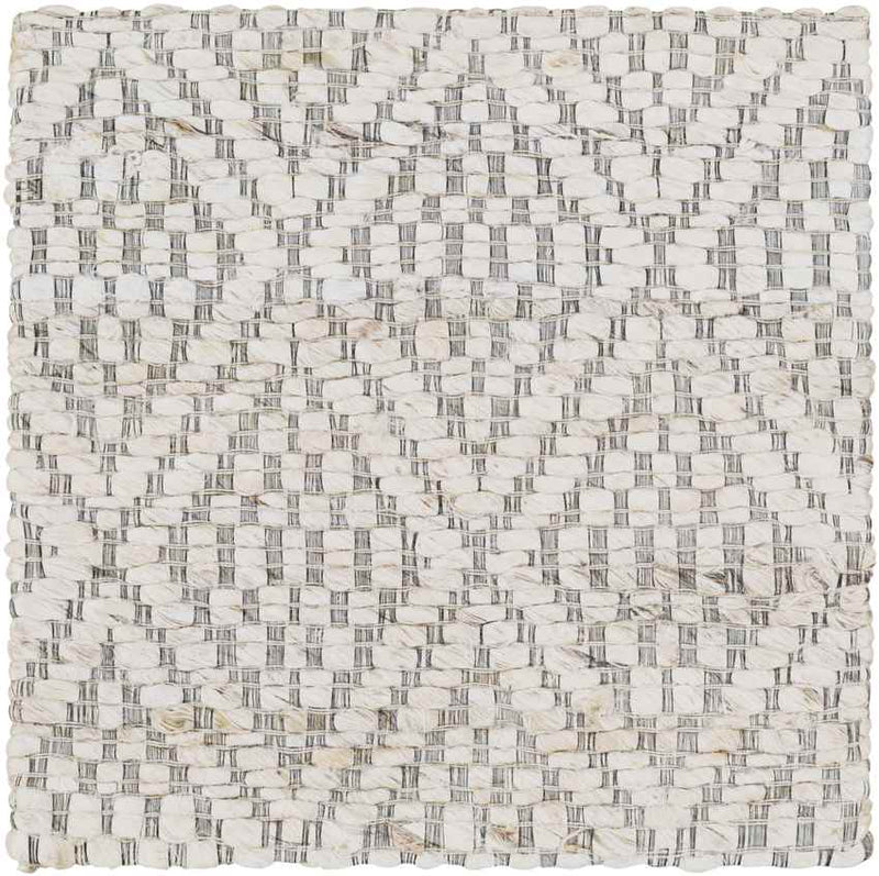 Ewer Modern White Area Rug