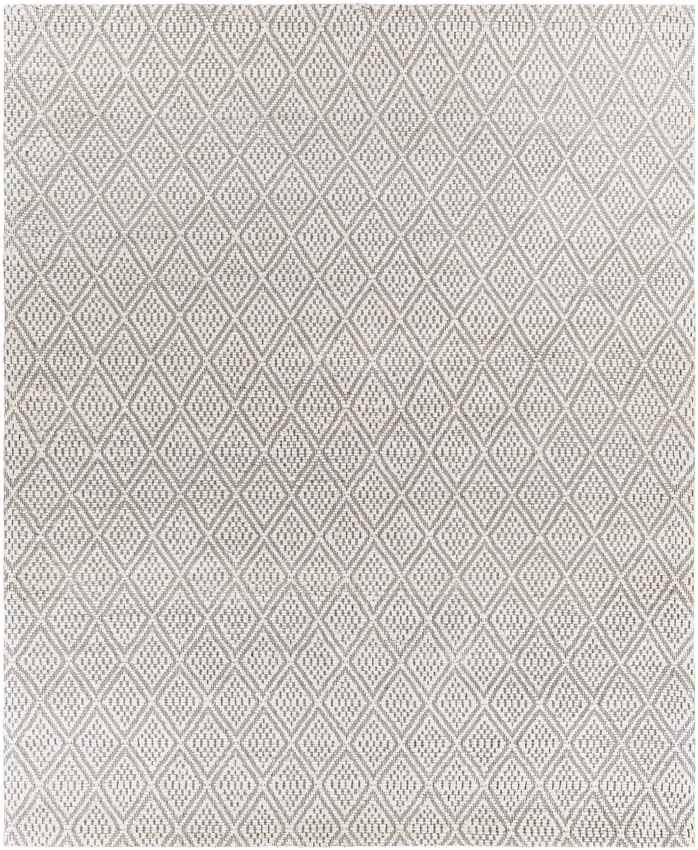 Ewer Modern White Area Rug