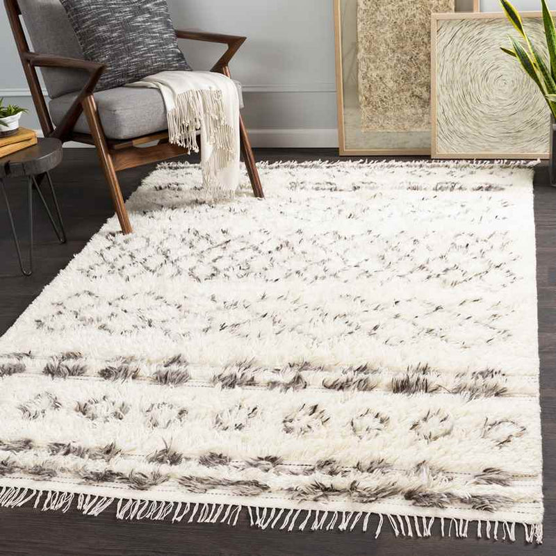 Harkstede Global Cream Area Rug