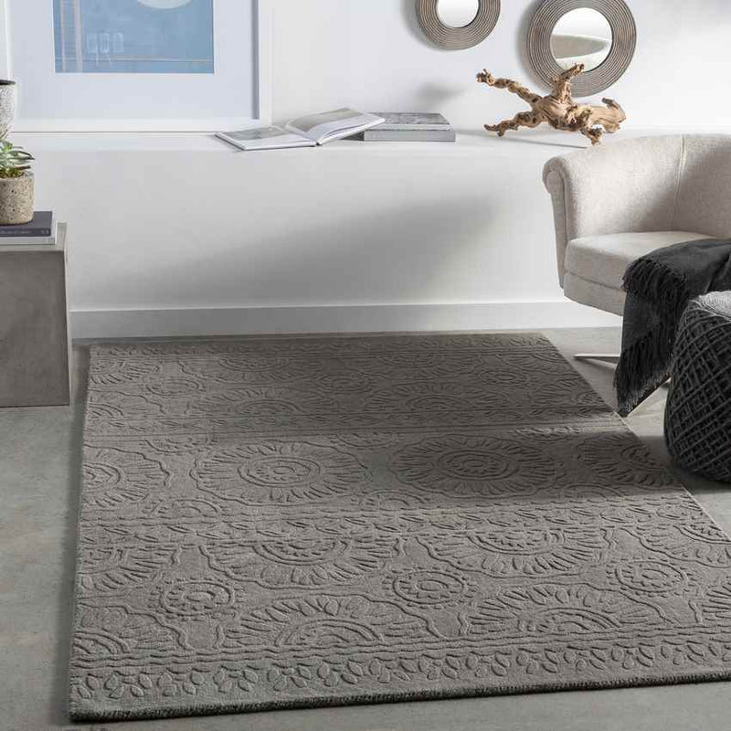 Harpel Modern Charcoal Area Rug