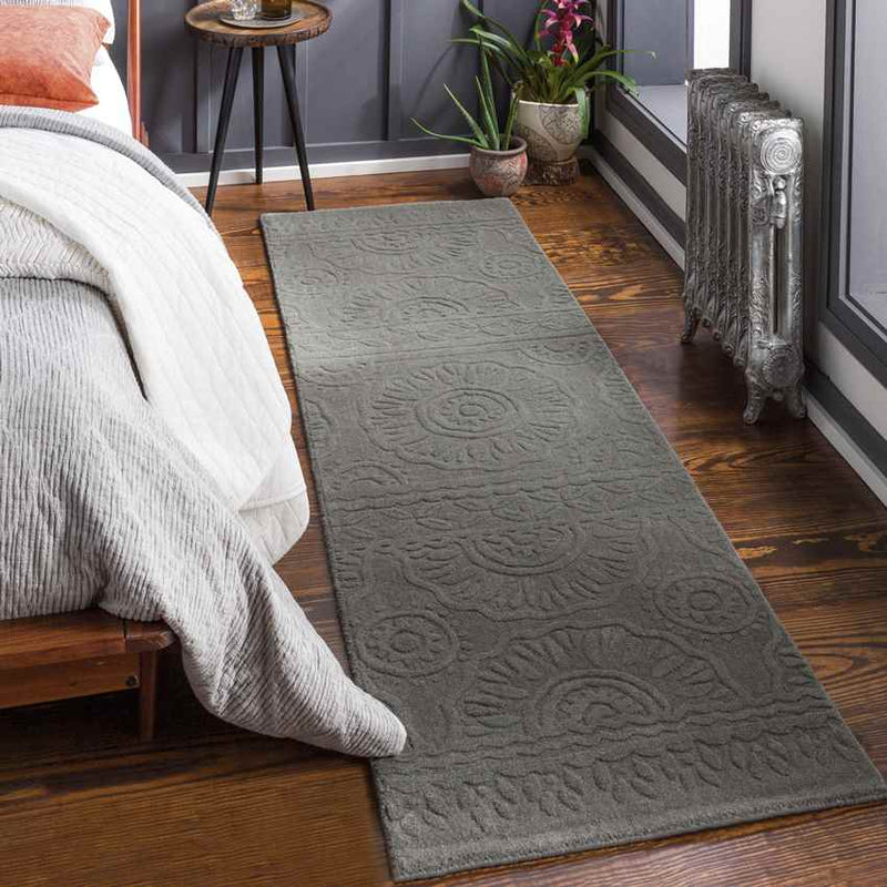 Harpel Modern Charcoal Area Rug