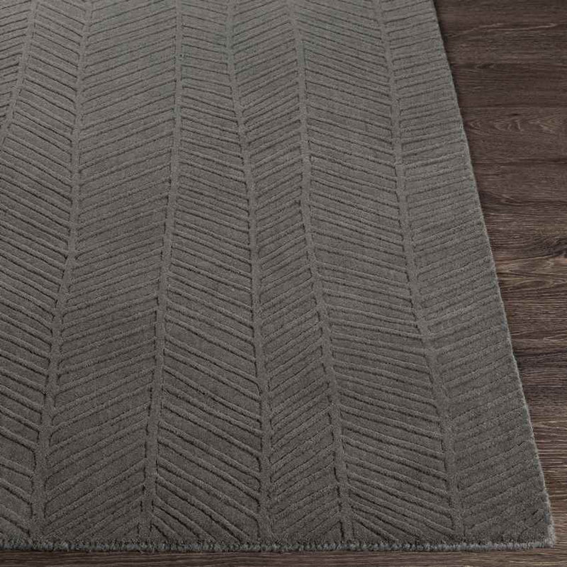 Hebrecht Modern Charcoal Area Rug